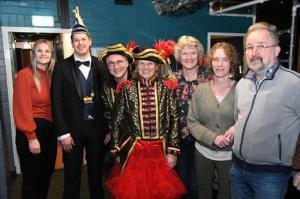 1e Carnavalsbal + uitkomen Prins en Adjudant 20-01