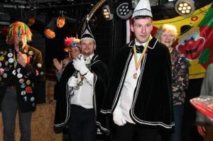 1e Carnavalsbal + uitkomen Prins en Adjudant 20-01